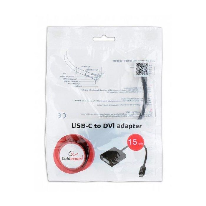 Перехідник Type-C to DVI Cablexpert (A-CM-DVIF-01) зображення 2