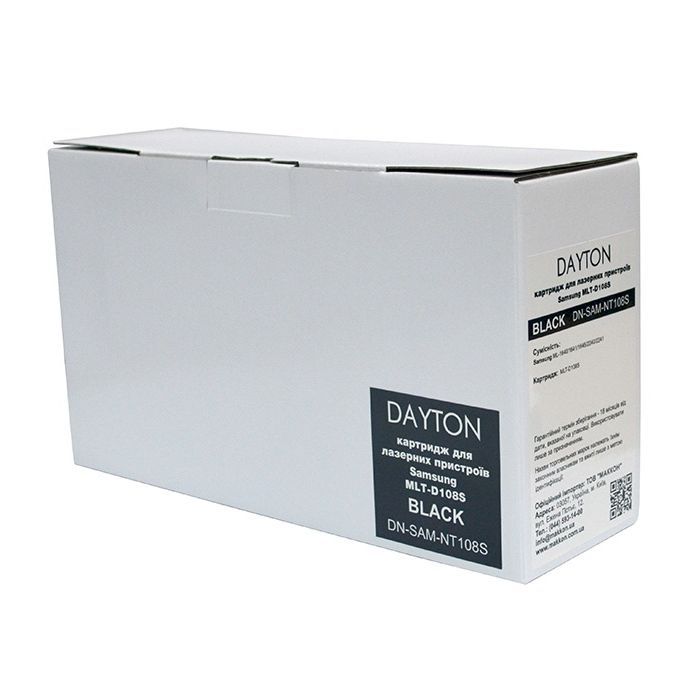 Картридж Dayton Samsung MLT-D108S 1.5k (DN-SAM-NT108S) изображение 2