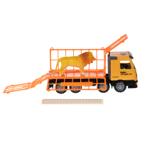 Спецтехника Same Toy инерционный Super Combination Грузовик желтый для перевозки (98-91Ut-2) изображение 5