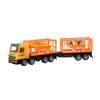 Спецтехника Same Toy инерционный Super Combination Грузовик желтый для перевозки (98-91Ut-2)