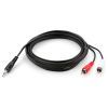 Кабель мультимедийный Jack 3.5mm M to 2xRCA 3 m Vinga (VCPDCJ35MRCA23BK) изображение 2
