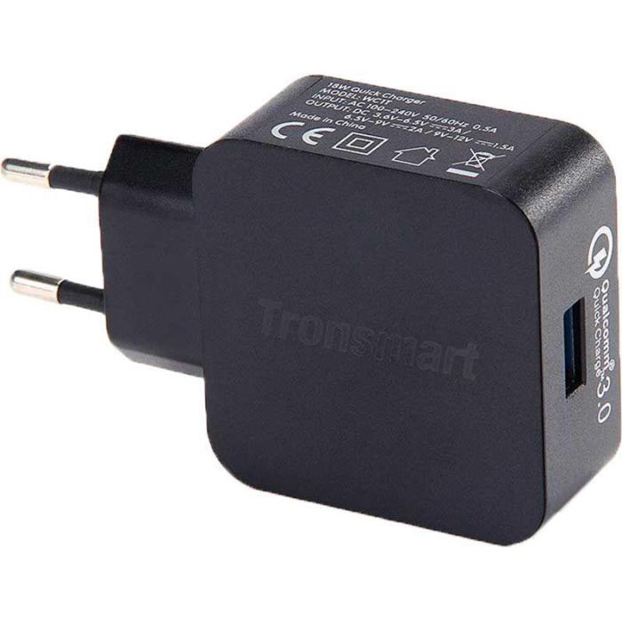 Зарядное устройство Tronsmart WC1T Quick Charge 3.0 Wall Charger Black (210775) изображение 2