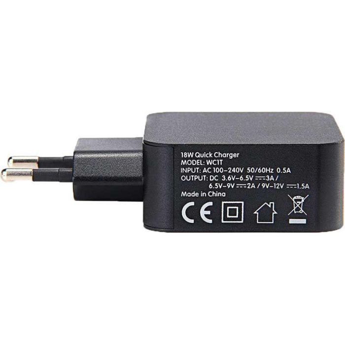 Зарядное устройство Tronsmart WC1T Quick Charge 3.0 Wall Charger Black (210775) изображение 3