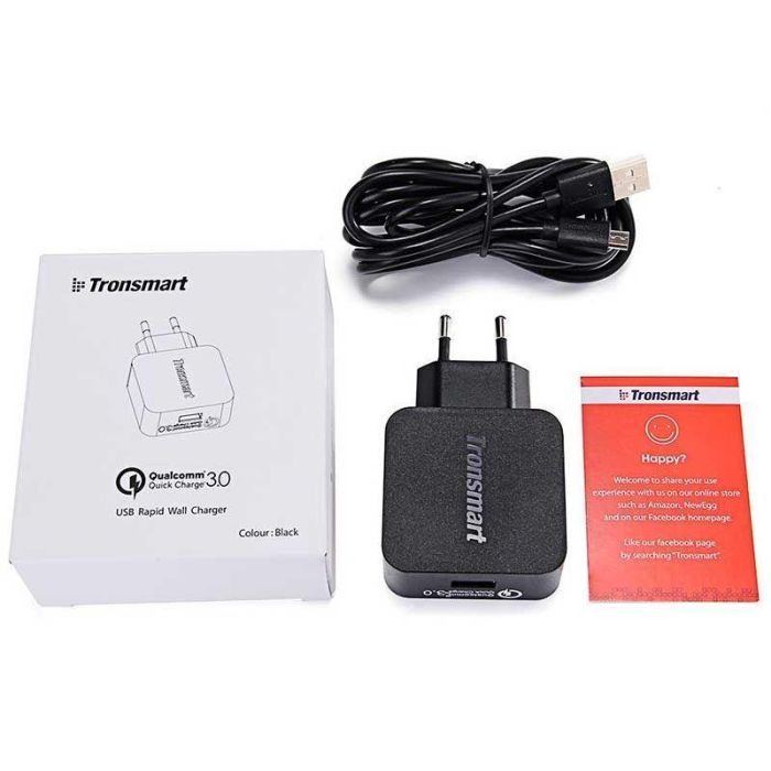 Зарядное устройство Tronsmart WC1T Quick Charge 3.0 Wall Charger Black (210775) изображение 7