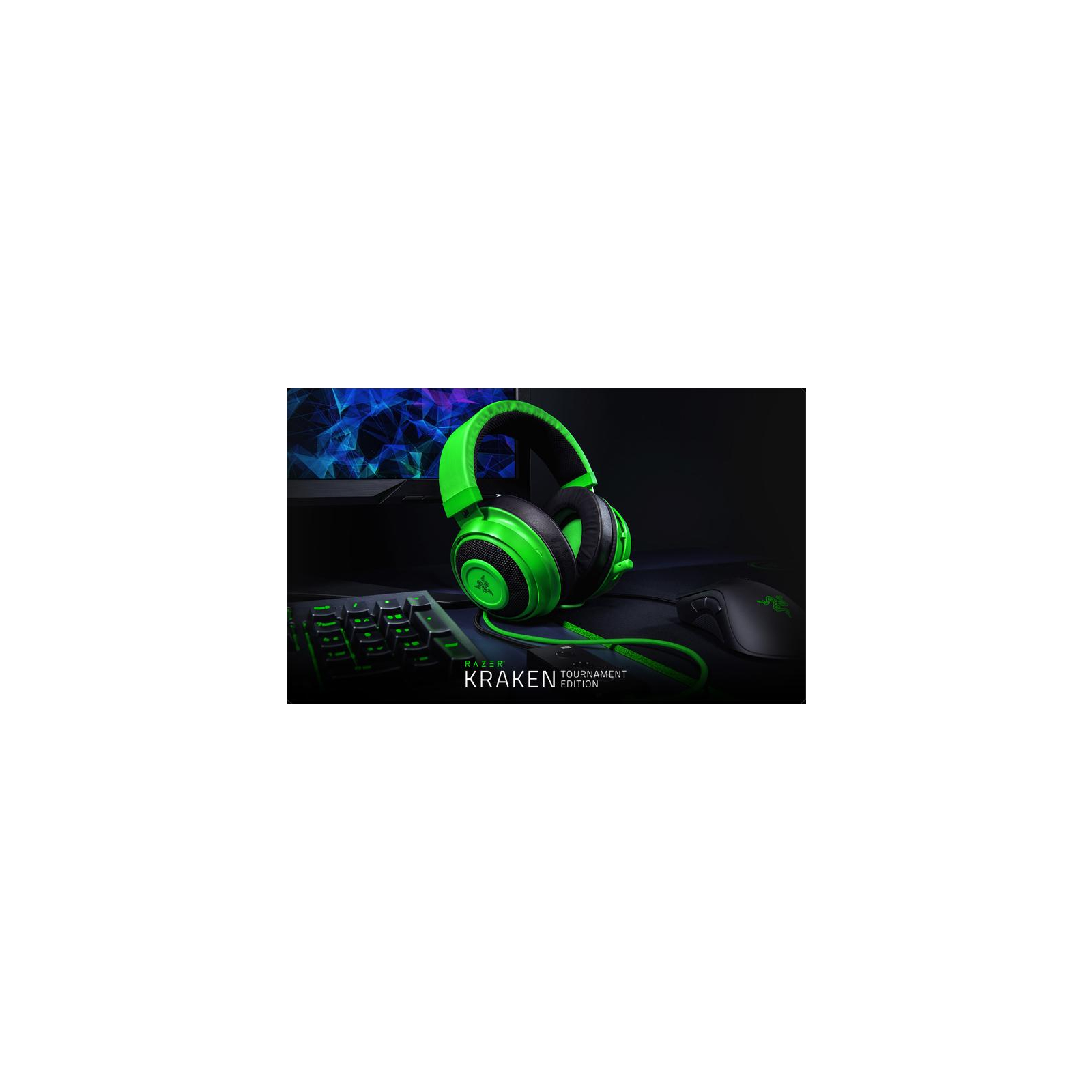 Наушники Razer Kraken Tournament Edition Green (RZ04-02051100-R3M1) изображение 6