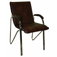 Офісний стілець Примтекс плюс Samba chrome wood 1.031 S-61 Brown (Samba chrome wood 1.031 S-61)