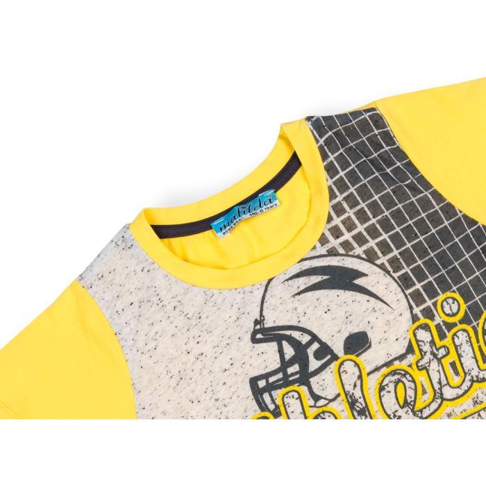 Піжама дитяча Matilda "ATHLETIC" (8778-128B-yellow) зображення 7