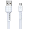 Дата кабель USB 2.0 AM to Micro 5P 1.0m Armor Series white Remax (RC-116M-WHITE)