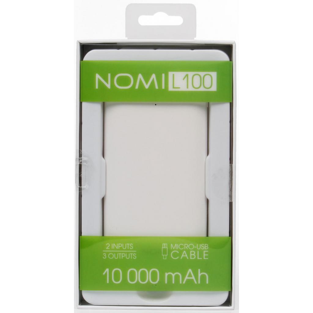 Батарея универсальная Nomi L100 10000 mAh White (430681) изображение 6