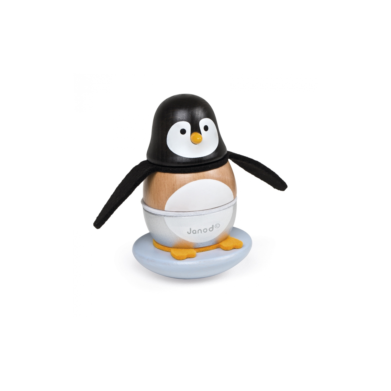 Развивающая игрушка Janod Пирамидка Пингвин (J08127) изображение 2