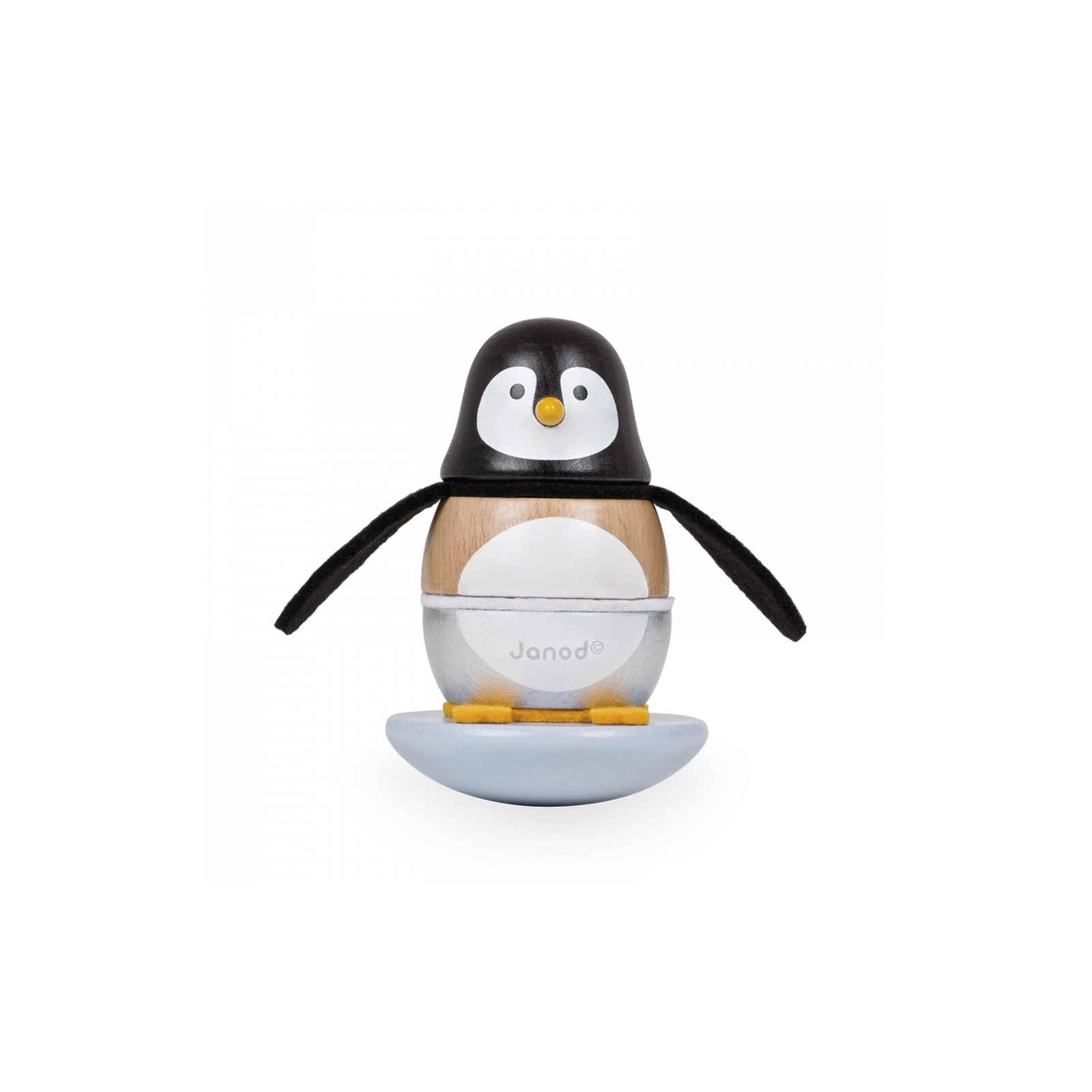 Развивающая игрушка Janod Пирамидка Пингвин (J08127)