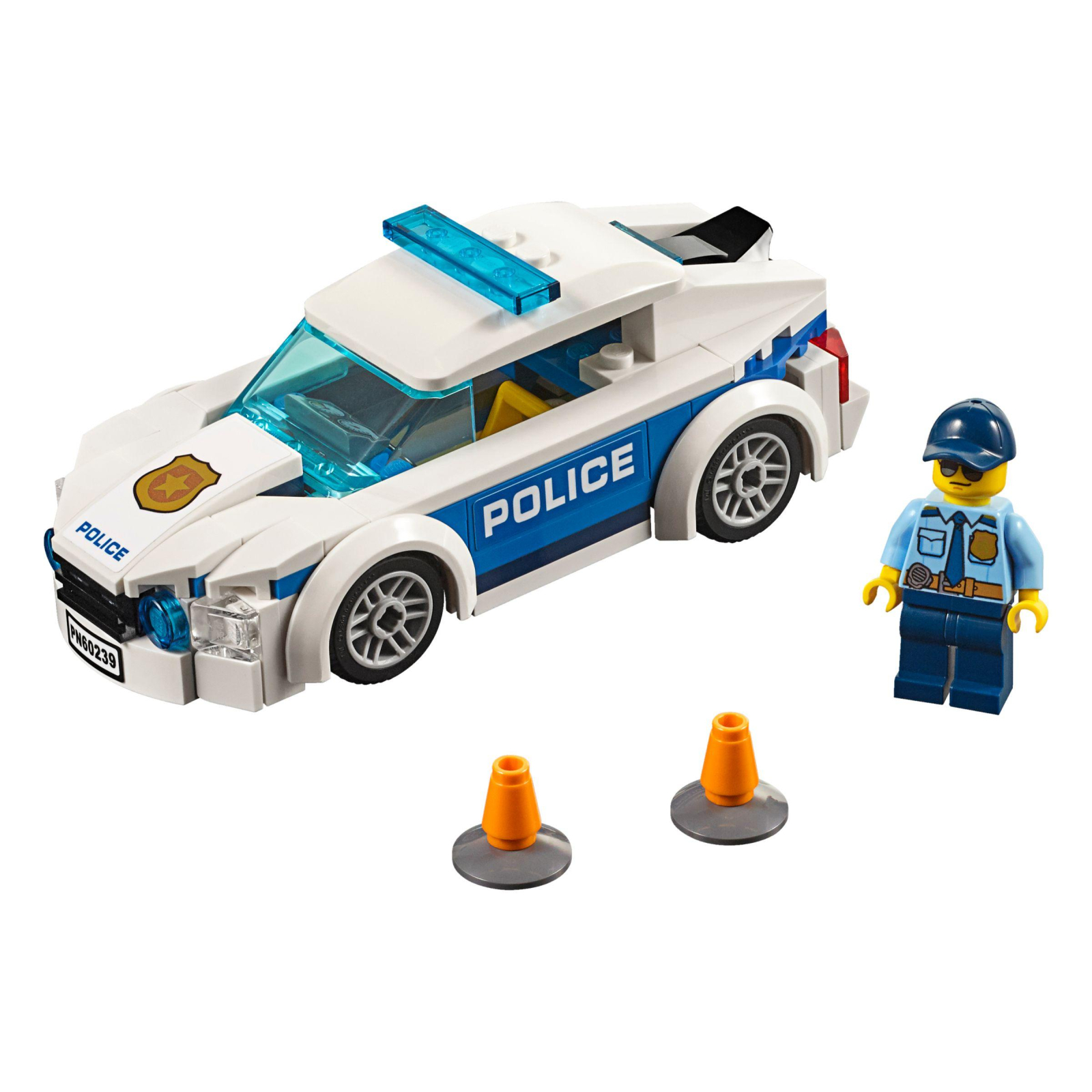 Конструктор LEGO Поліцейське патрульне авто (60239) зображення 2