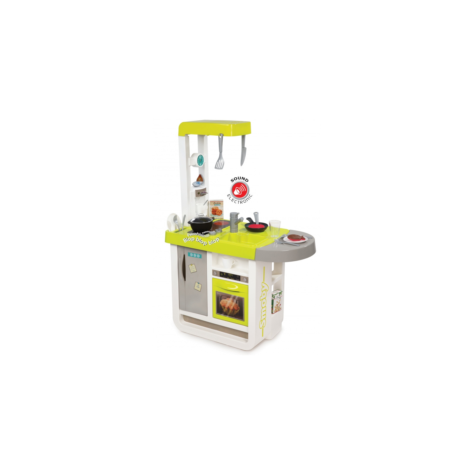 Игровой набор Smoby Интерактивная кухня Cherry со звуком и аксесуарами (310908)