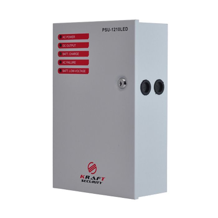 Блок питания для систем видеонаблюдения Kraft Energy PSU-1210LED
