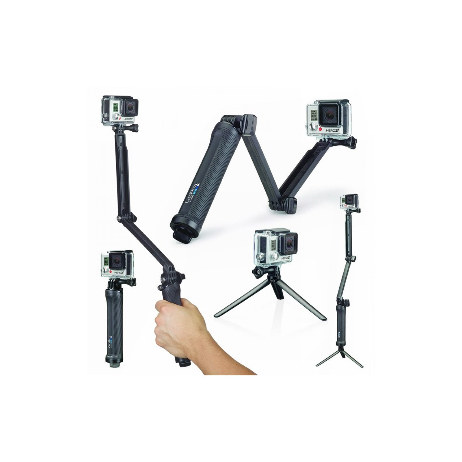 Аксесуар до екшн-камер GoPro 3-Way Grip/Arm/Tripod (AFAEM-001) зображення 2