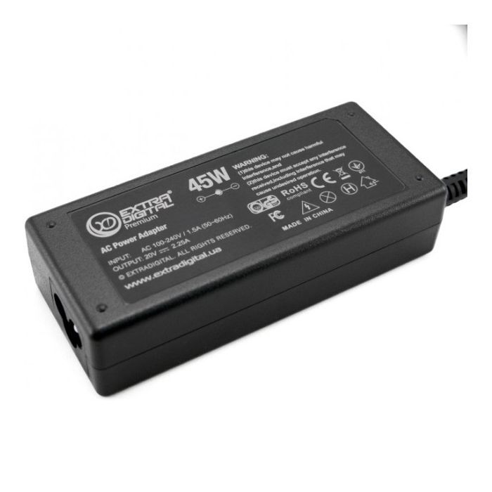 Блок питания к ноутбуку Extradigital Lenovo 20V, 2.25A, 45W (4.0x1.7) (PSL3864) изображение 3
