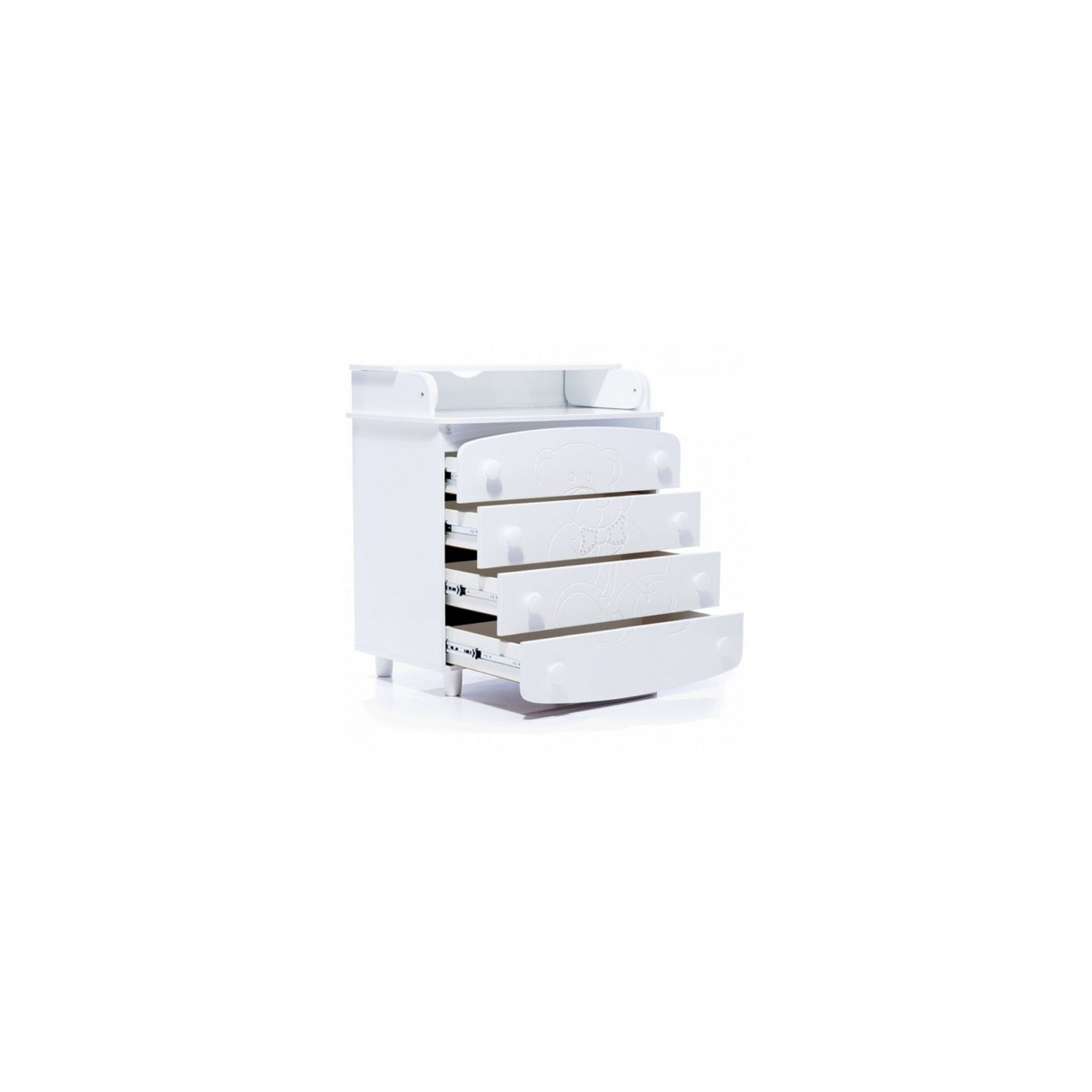 Комод-пеленатор Верес Мишка со стразами белый (33.4.5.2.06) изображение 3