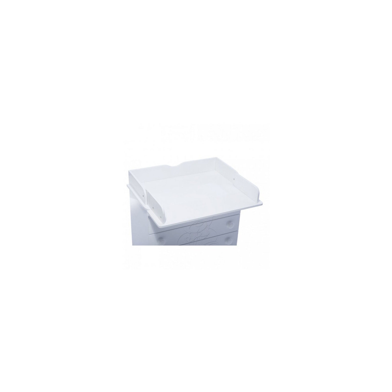 Комод-пеленатор Верес Ведмедик зі стразами білий (33.4.5.2.06) зображення 4
