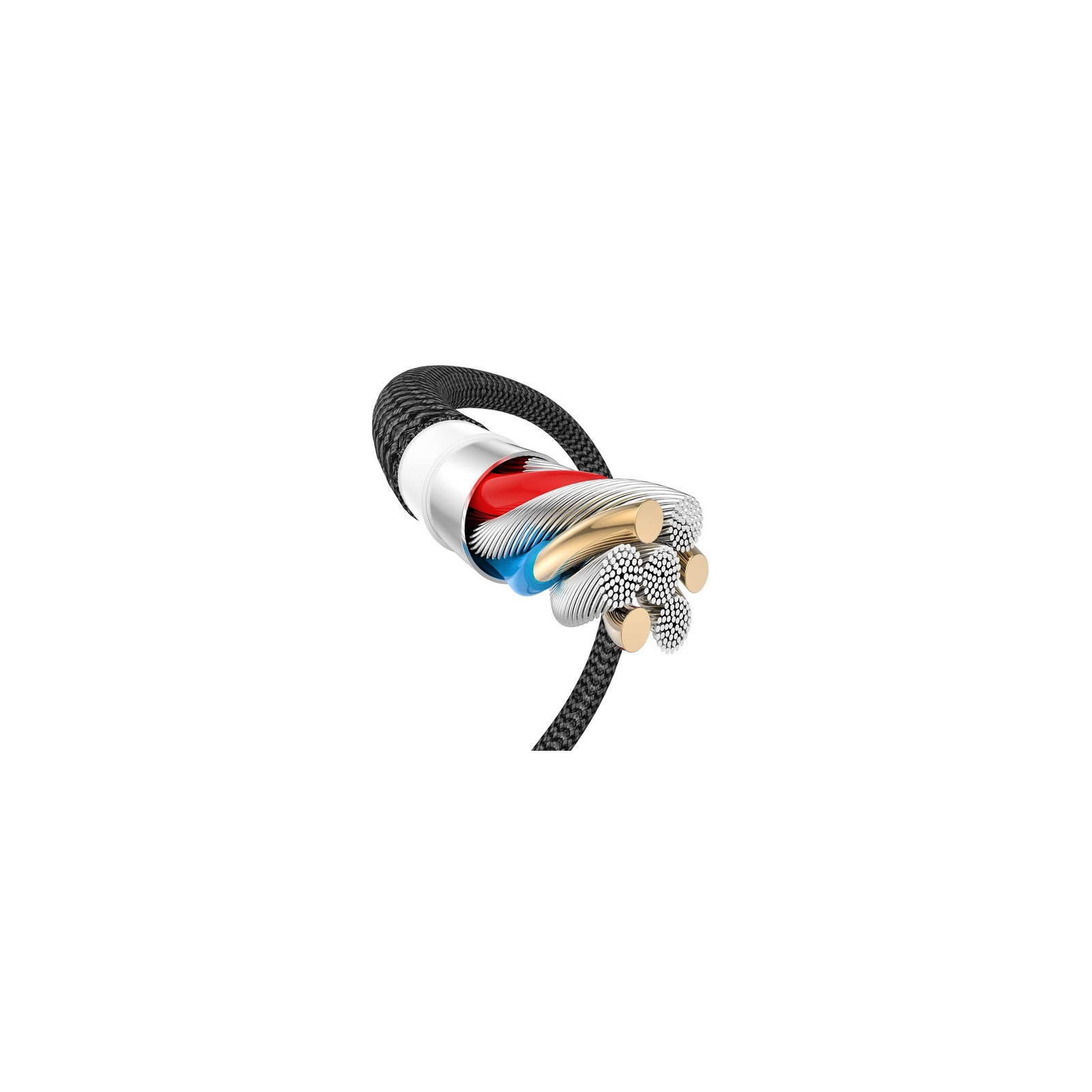 Дата кабель USB 2.0 AM to Type-C 1.0m Jagger T-C814 Grey T-Phox (T-C814 grey) зображення 5