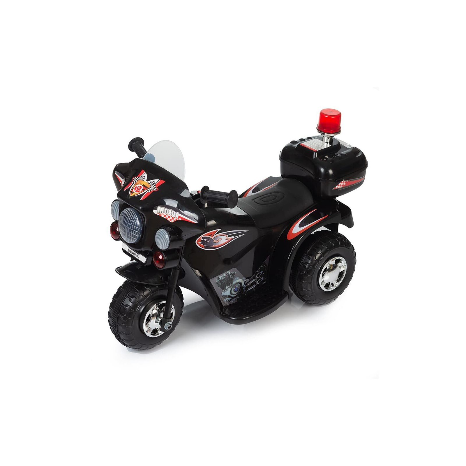 Електромобіль BabyHit Little Biker Black (71631)