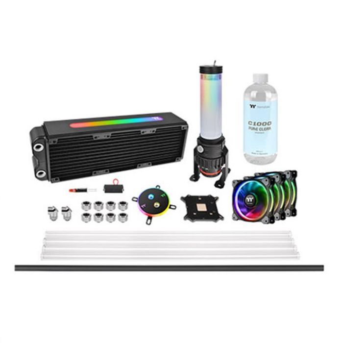 Набор для сборки CЖO ThermalTake Pacific M360 Plus D5 Hard Tube Water Cooling Kit (CL-W218-CU00SW-A)