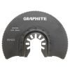 Насадка Graphite полукруг к многофункциональному инструменту HM HCS по дереву (56H002)