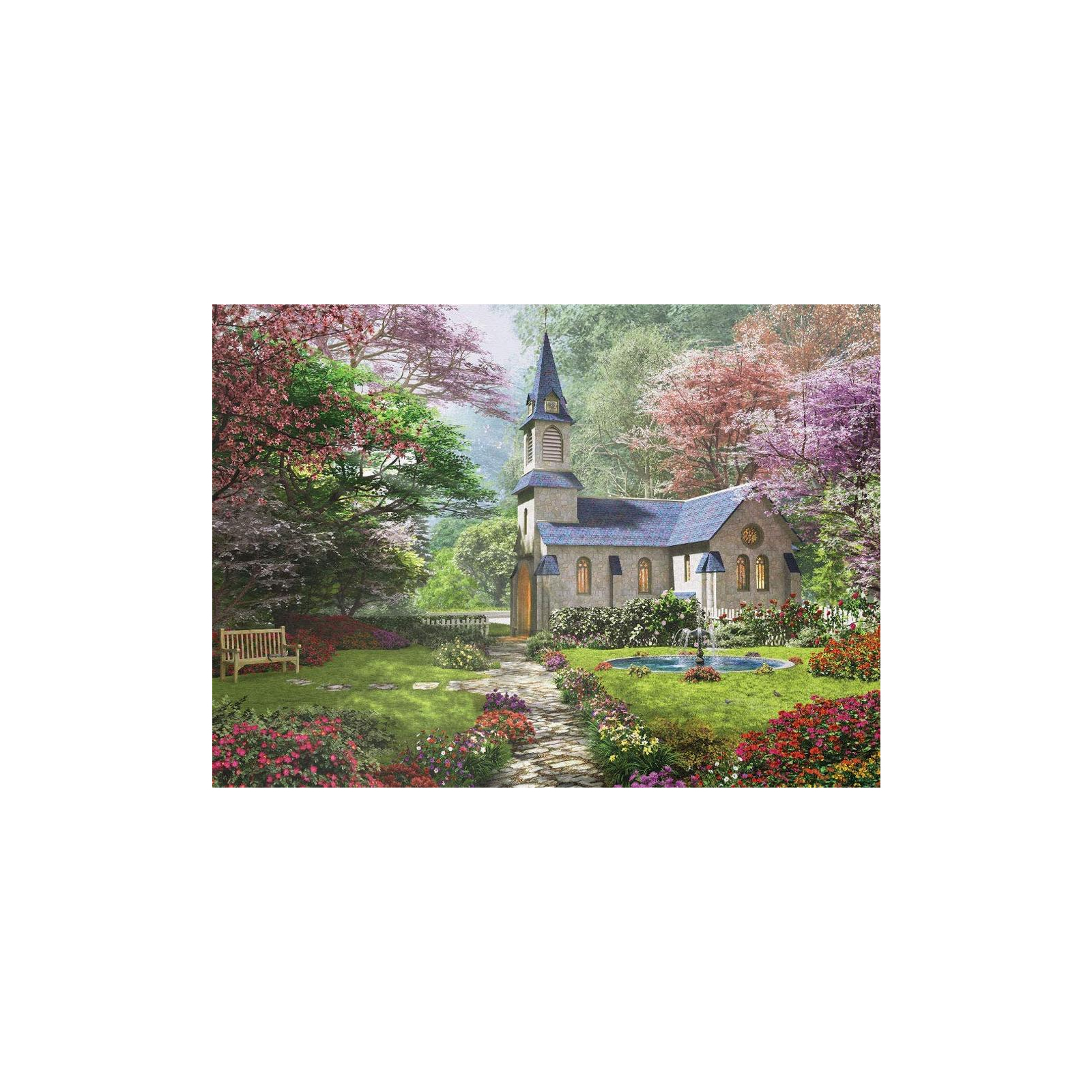 Пазл Eurographics Цветущий сад. Доминик Дэвисон, 1000 элементов (6000-0964) изображение 2