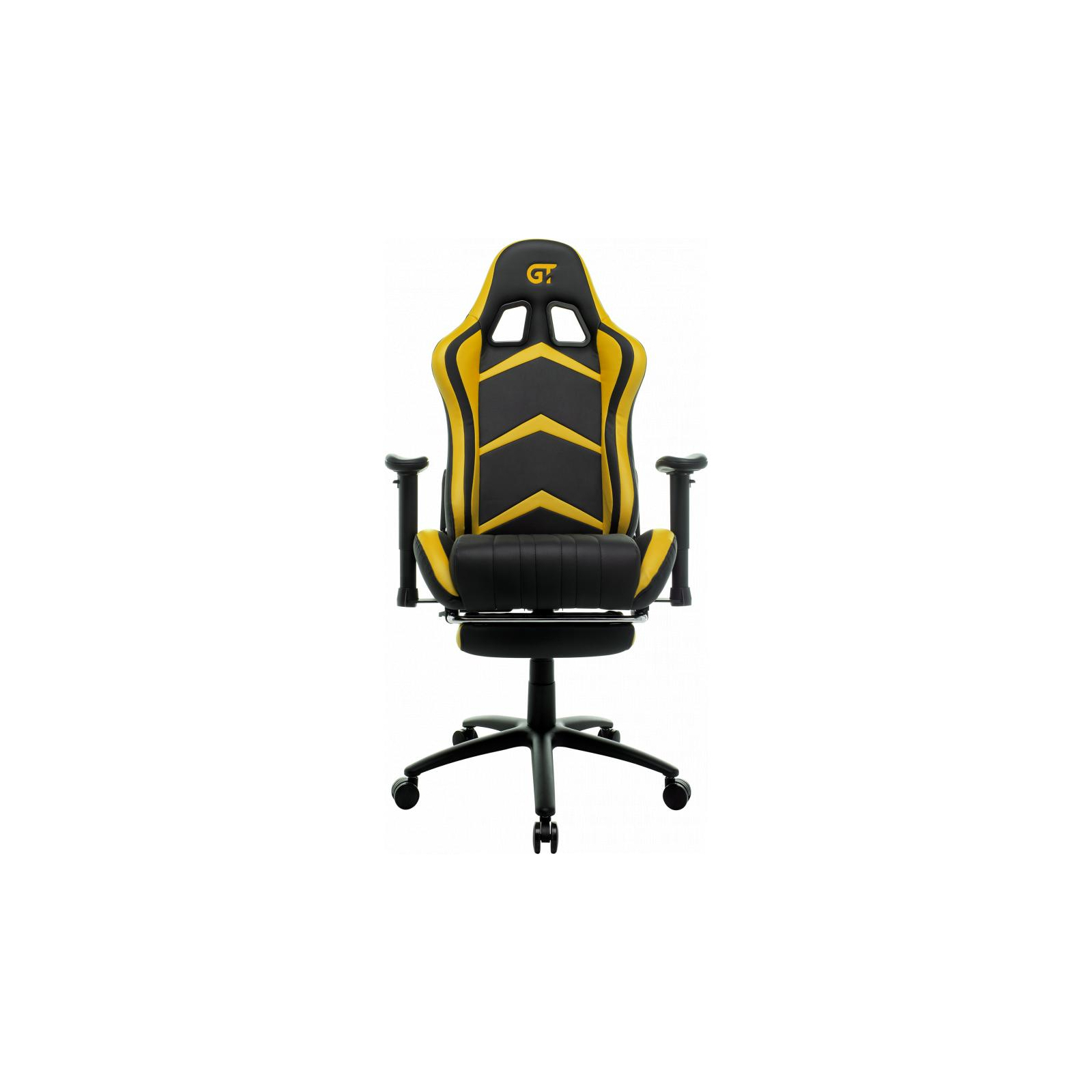 Кресло игровое GT Racer X-2534-F Black/Yellow изображение 2