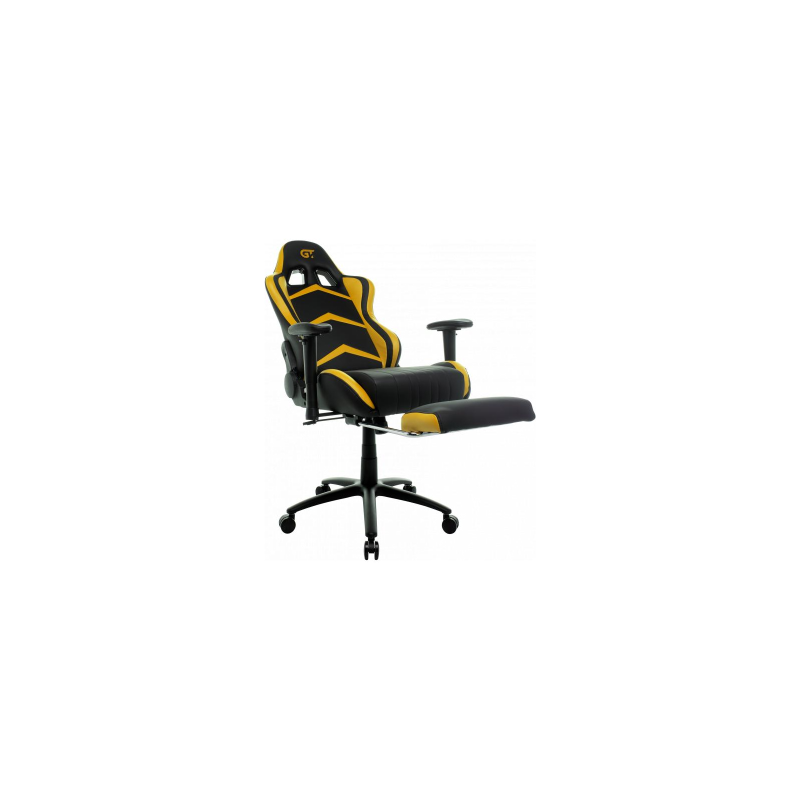 Кресло игровое GT Racer X-2534-F Black/Yellow изображение 7