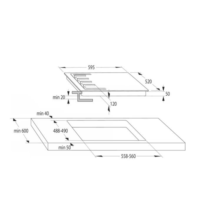 Варочна поверхня Gorenje GCI691BSC зображення 5