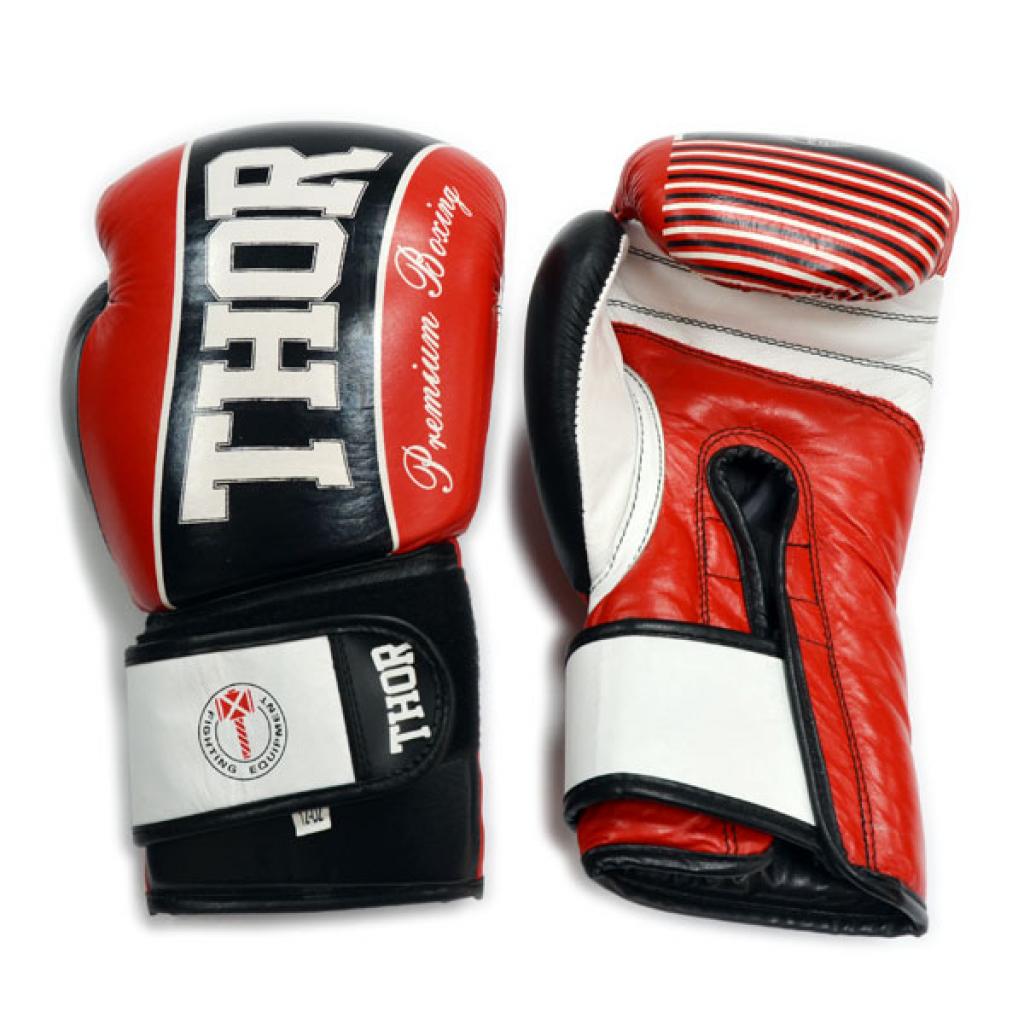 Боксерские перчатки Thor Thunder 14oz Red (529/13(PU) RED 14 oz.) изображение 2