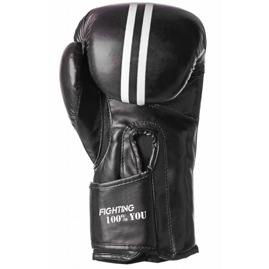 Боксерские перчатки PowerPlay 3016 10oz Black/White (PP_3016_10oz_Black/White) изображение 2