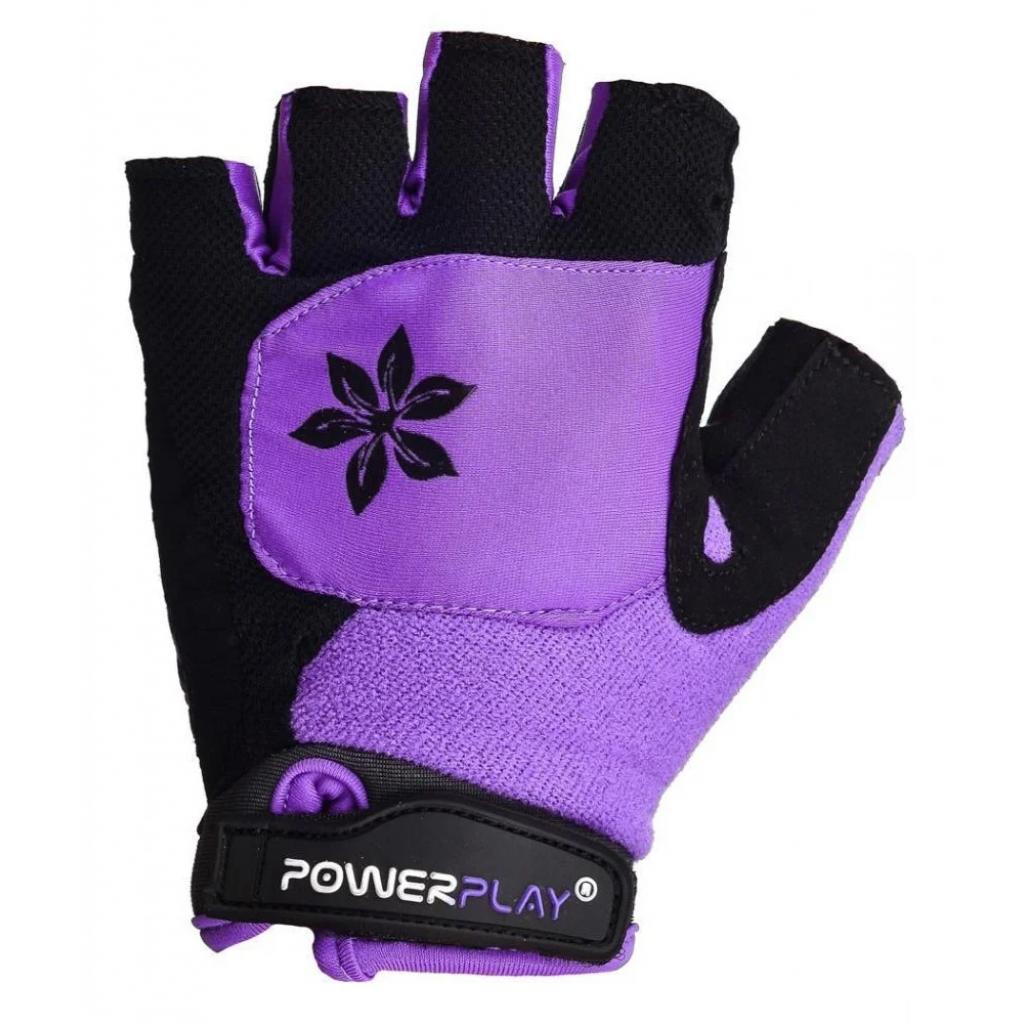 Велоперчатки PowerPlay Women 5284 Purple M (5284_M_Purple) изображение 2