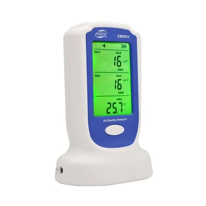 Газоаналізатор Benetech датчик якості повітря PM2,5;PM10, 0-50°C (GM8803)