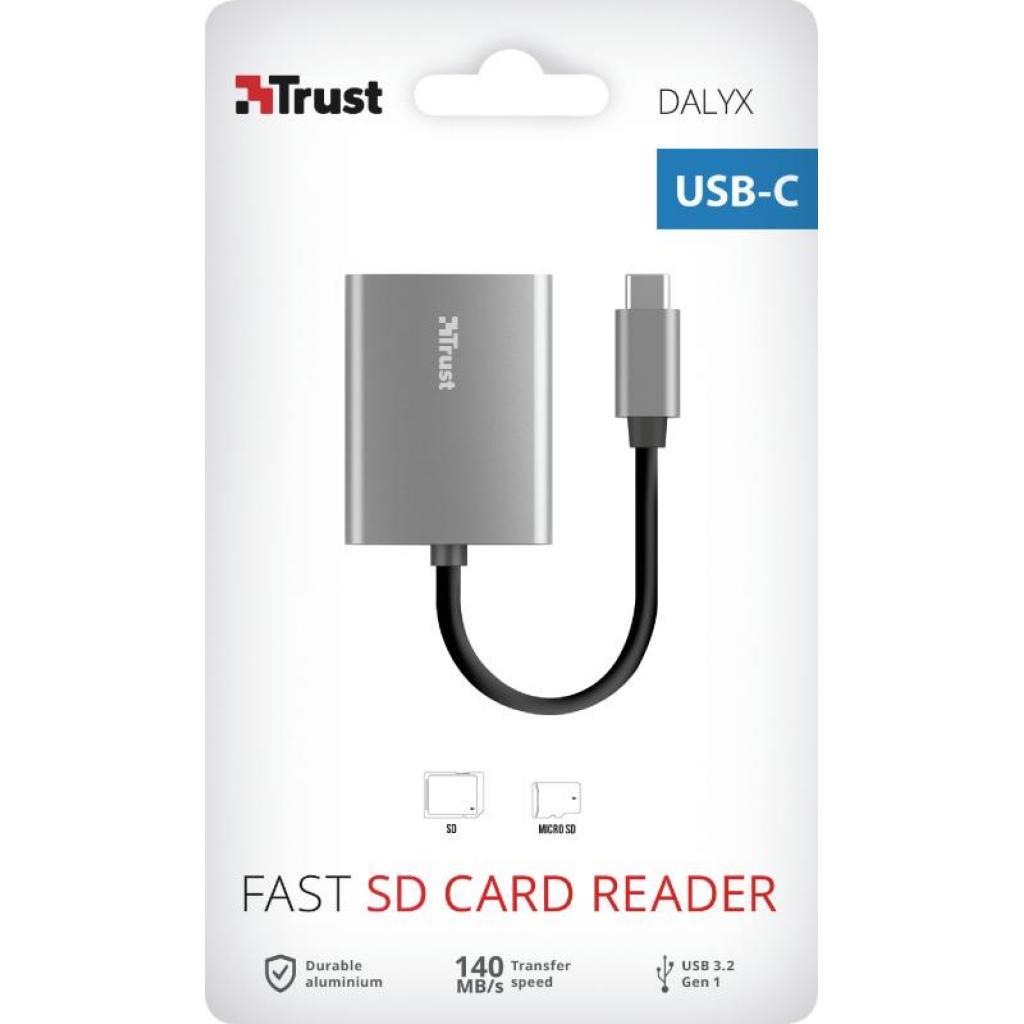 Считыватель флеш-карт Trust Dalyx Fast USB-С Card reader (24136) изображение 6