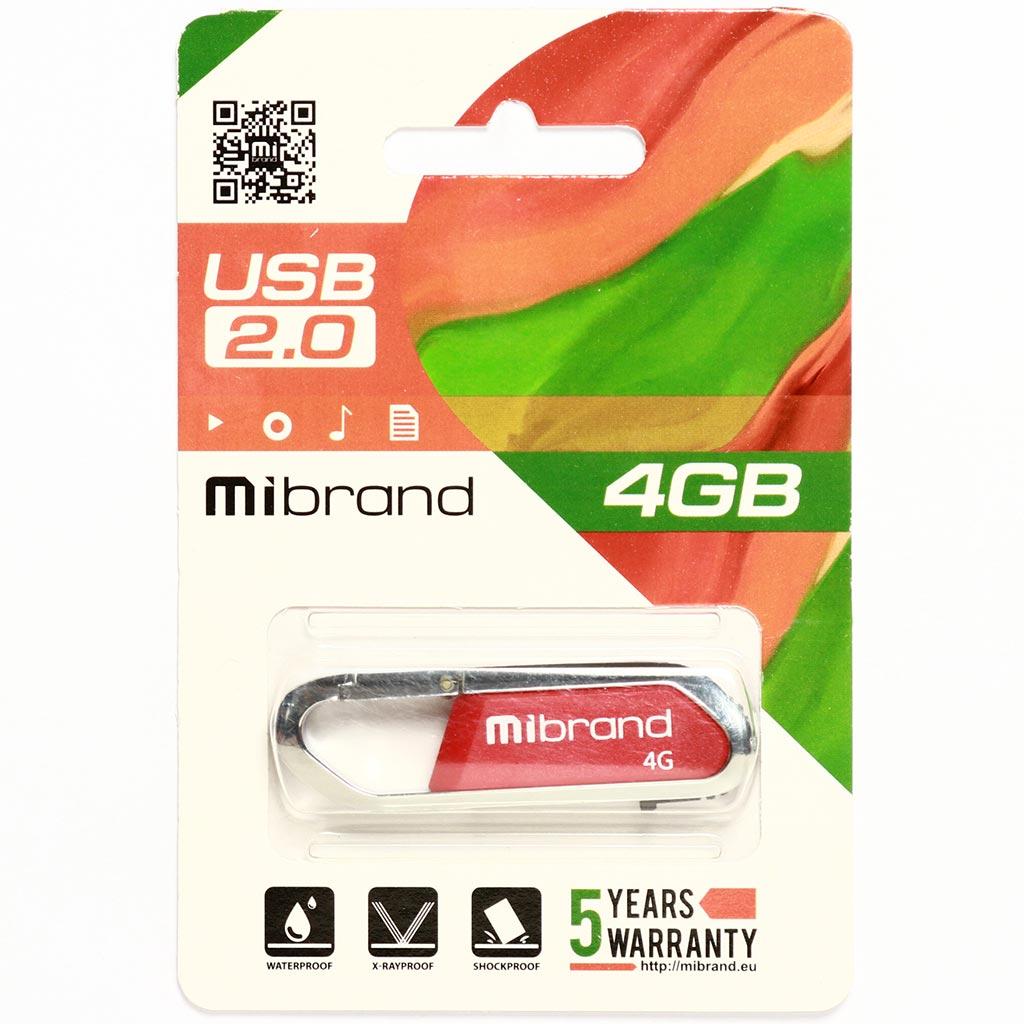 USB флеш накопитель Mibrand 32GB Aligator Red USB 2.0 (MI2.0/AL32U7DR) изображение 2