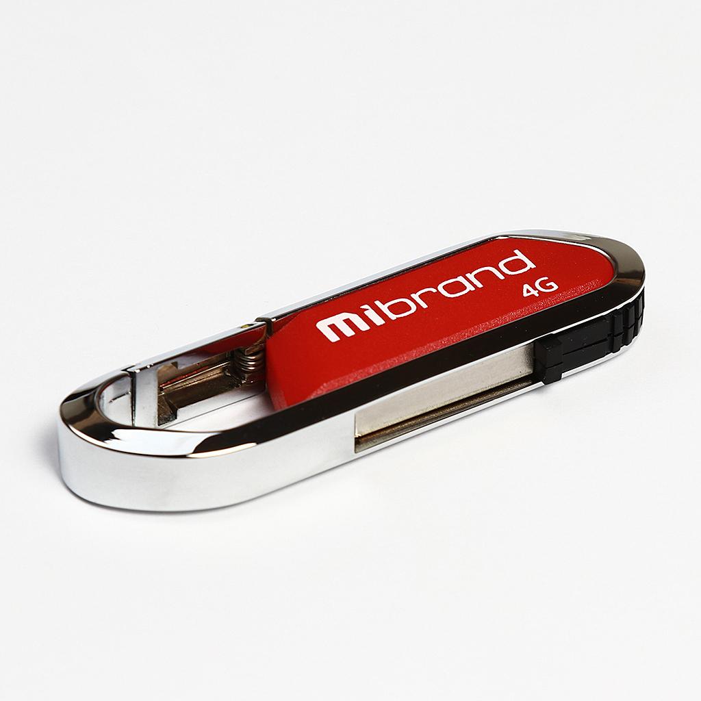 USB флеш накопитель Mibrand 4GB Aligator Grey USB 2.0 (MI2.0/AL4U7G)
