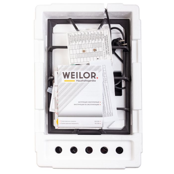 Варочна поверхня Weilor GG 304 WH зображення 9