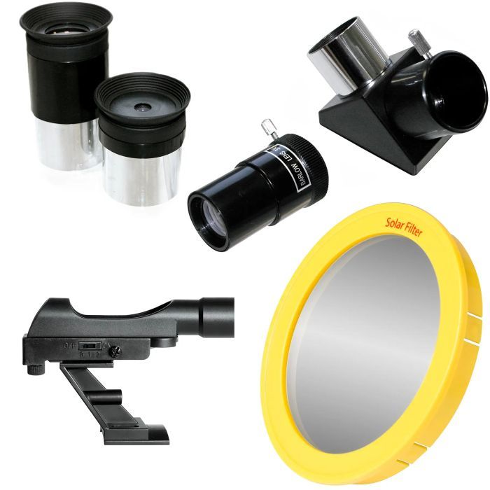 Телескоп Bresser Sirius 70/900 AZ Retractor carbon design (921663) зображення 5