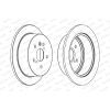 Тормозной диск FERODO DDF1545C