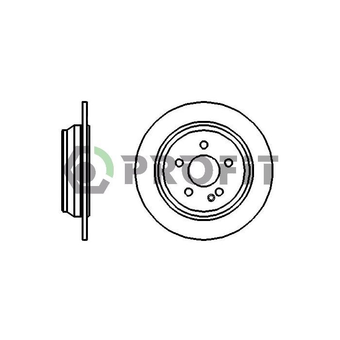 Тормозной диск Profit 5010-1234