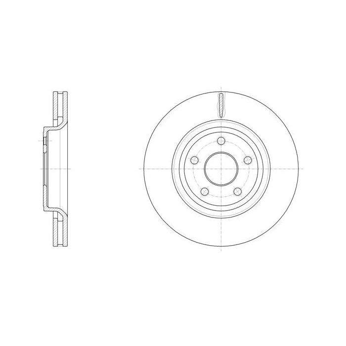 Тормозной диск REMSA 61512.10