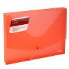 Папка на резинках Axent A4 800 мкм Transparent red (1502-24-A)