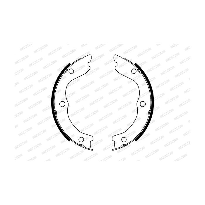 Гальмівні колодки FERODO FSB4004