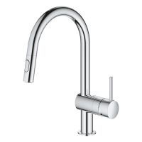 Змішувач Grohe Minta для кухні, висувний вилив, хром (32321002) зображення 2