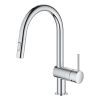 Змішувач Grohe Minta для кухні, висувний вилив, хром (32321002) зображення 2
