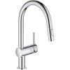 Змішувач Grohe Minta для кухні, висувний вилив, хром (32321002)