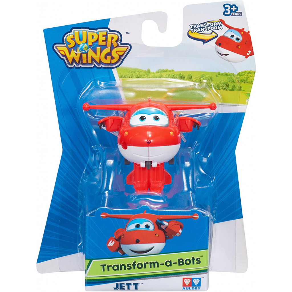 Трансформер Super Wings Transform-a-Bots Jett, Джетт (YW710010) изображение 3
