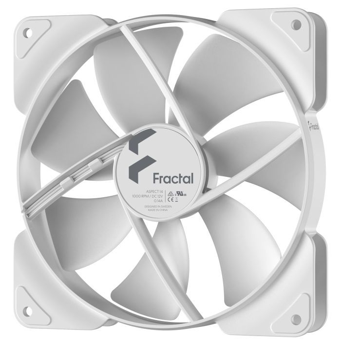 Кулер для корпуса Fractal Design Aspect 14 White (FD-F-AS1-1402) изображение 2