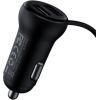 FM модулятор Baseus T typed S-16 wireless MP3 car charger Black (CCTM-D01) зображення 4